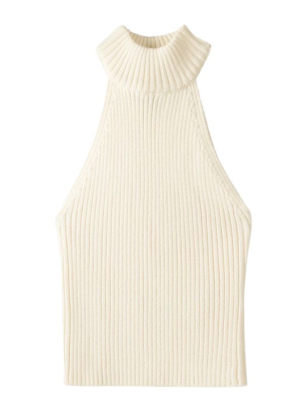 Bershka Bershka Плетен топ  екрю