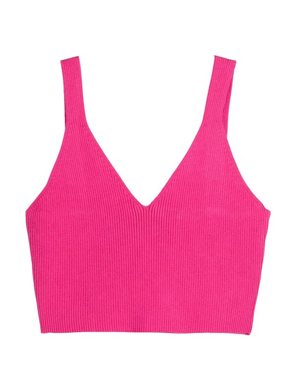 Bershka Bershka Плетен топ  розово