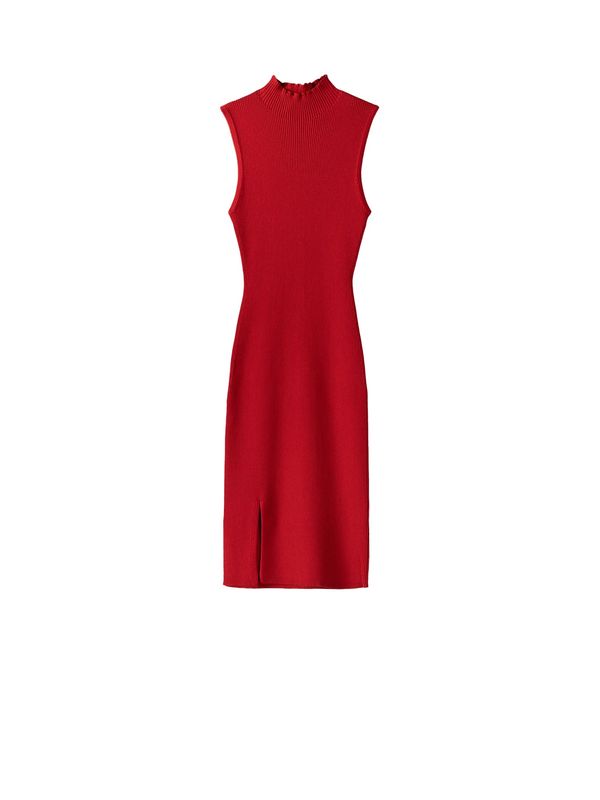 Bershka Bershka Плетена рокля  черешово червено