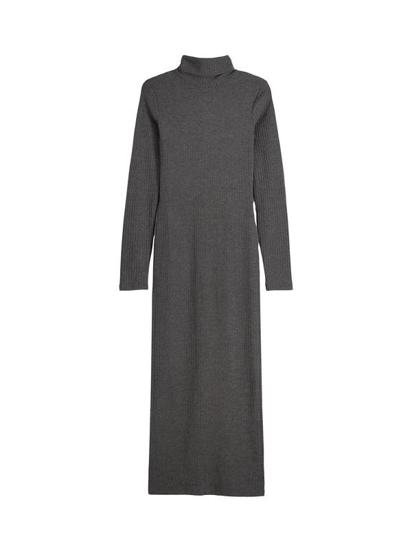 Bershka Bershka Плетена рокля  графитено сиво