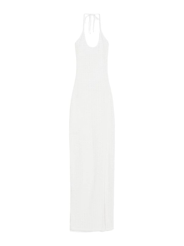 Bershka Bershka Плетена рокля  мръсно бяло