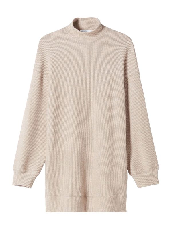 Bershka Bershka Плетена рокля  пастелно жълто