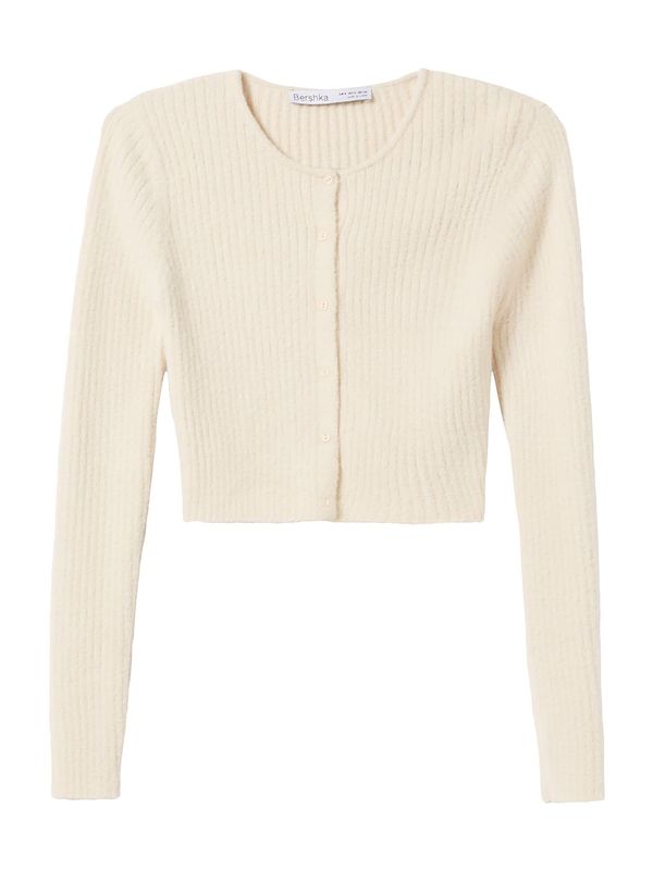 Bershka Bershka Плетена жилетка  екрю