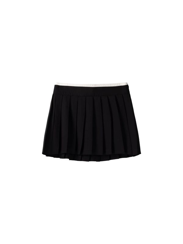 Bershka Bershka Пола  черно / бяло