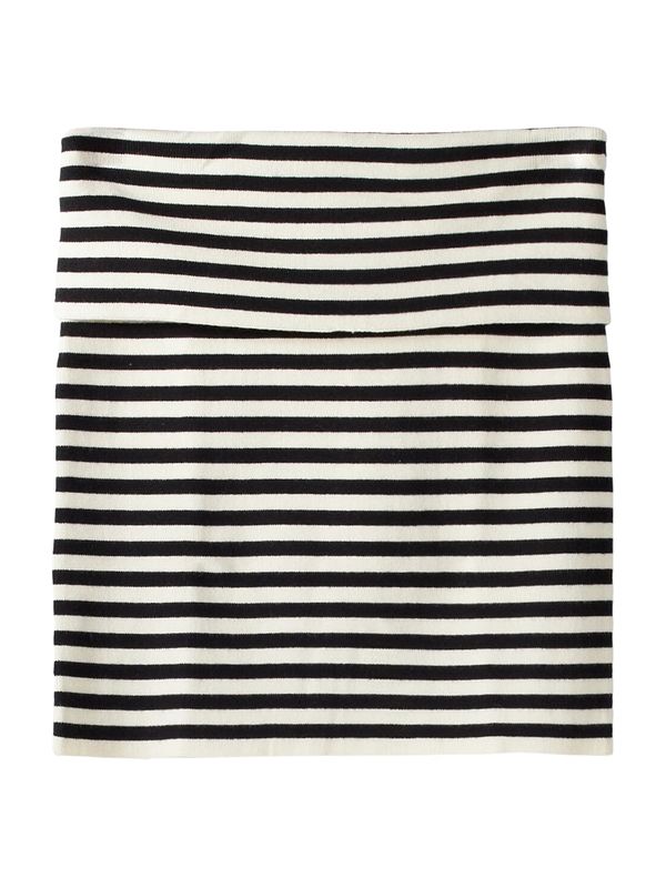 Bershka Bershka Пола  черно / естествено бяло