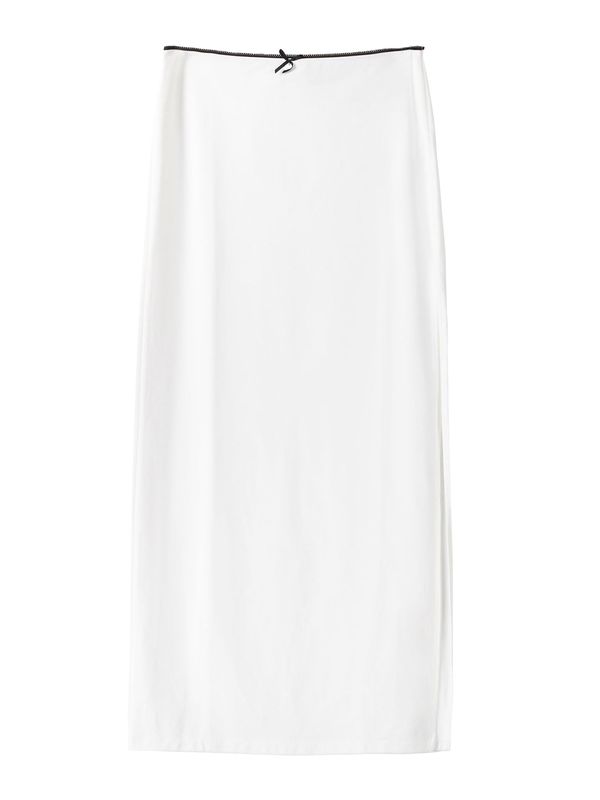 Bershka Bershka Пола  черно / мръсно бяло