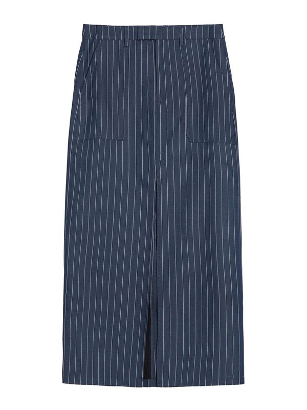 Bershka Bershka Пола  морскосиньо / бяло