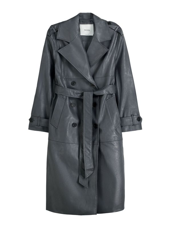 Bershka Bershka Преходно палто  базалтово синьо