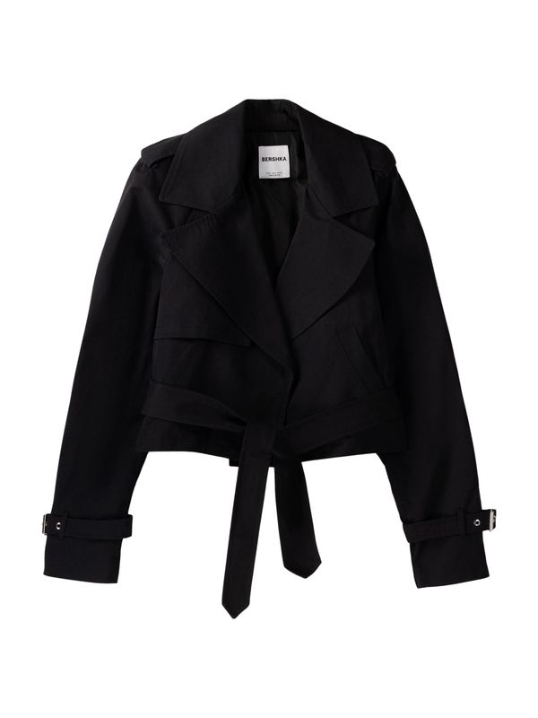 Bershka Bershka Преходно палто  черно