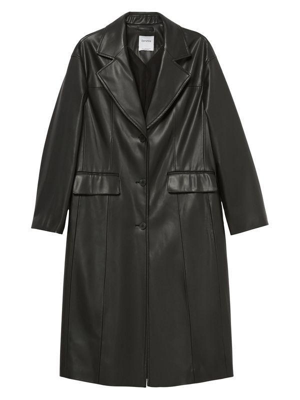 Bershka Bershka Преходно палто  черно