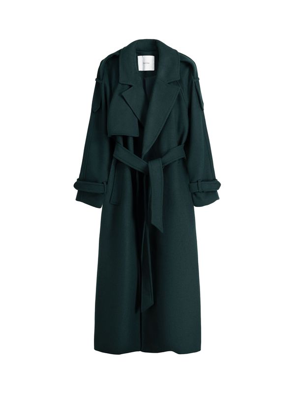 Bershka Bershka Преходно палто  петрол