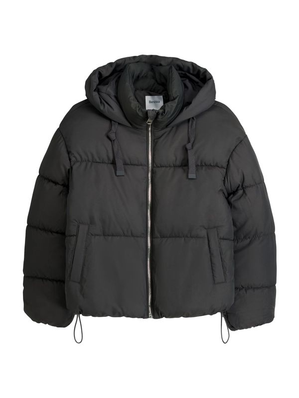Bershka Bershka Преходно яке  антрацитно черно