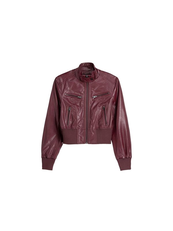 Bershka Bershka Преходно яке  бургундово червено