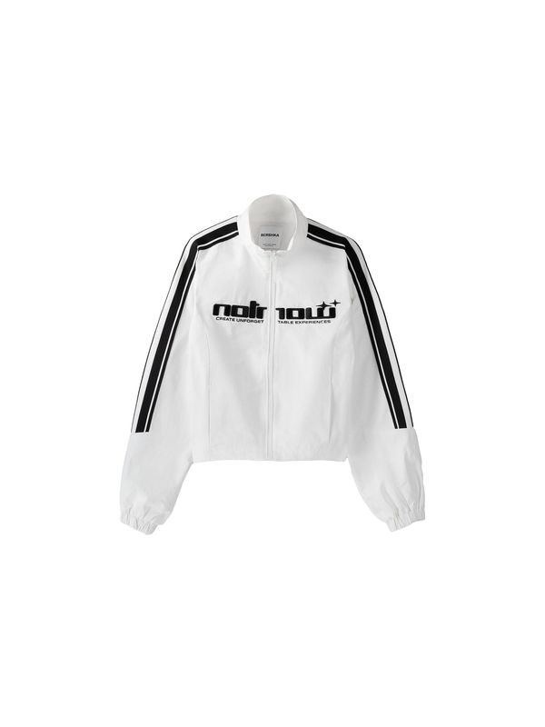 Bershka Bershka Преходно яке  екрю / черно