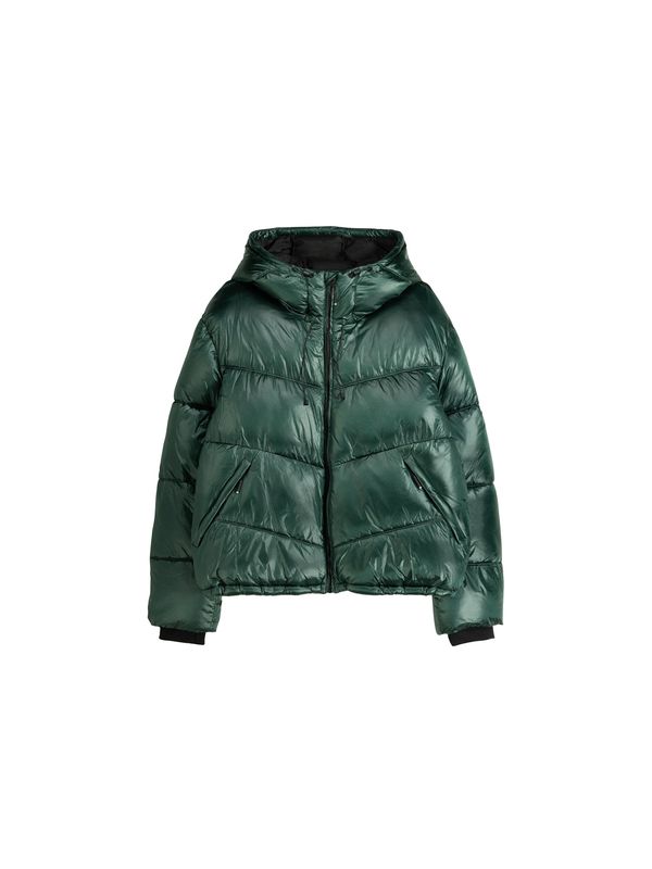 Bershka Bershka Преходно яке  елхово зелено / черно