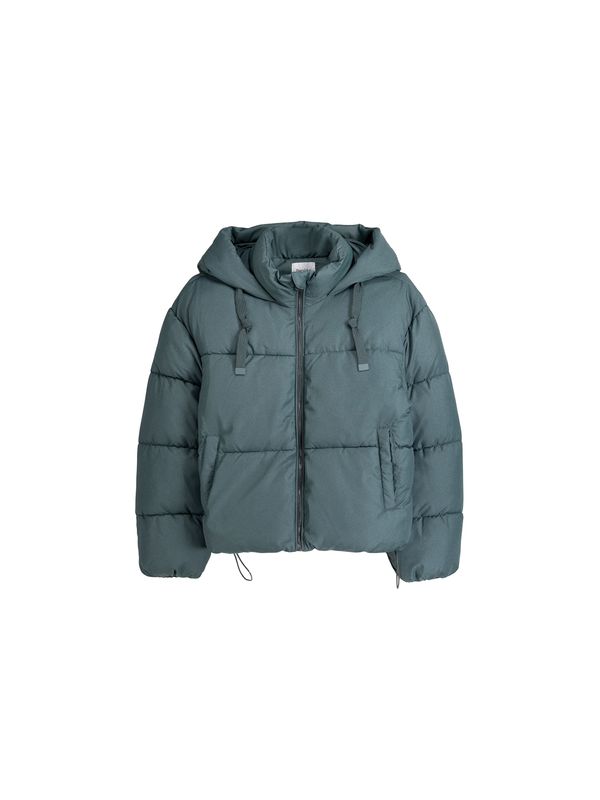 Bershka Bershka Преходно яке  гълъбово синьо