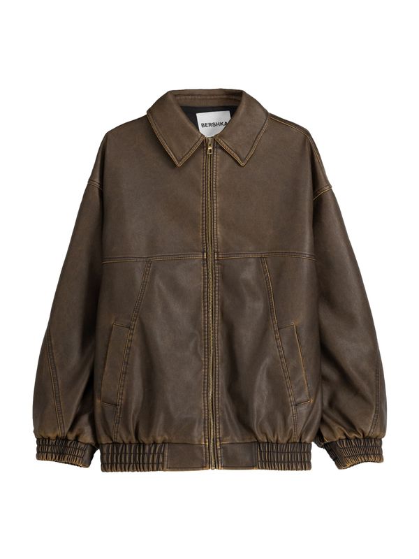 Bershka Bershka Преходно яке  кафяво