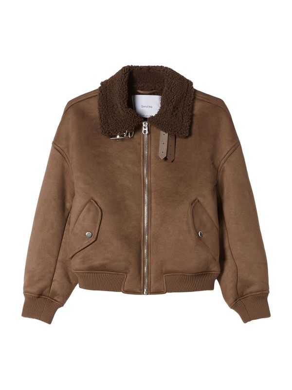 Bershka Bershka Преходно яке  кафяво