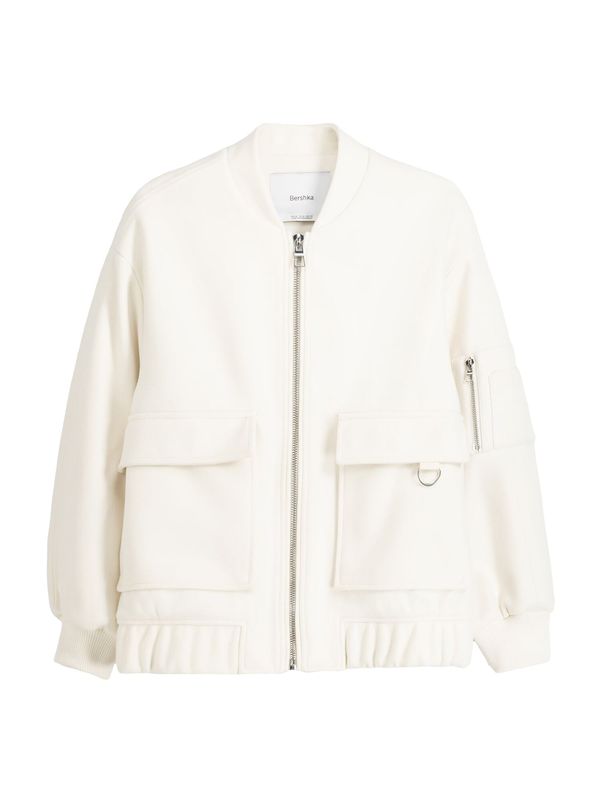 Bershka Bershka Преходно яке  кремаво