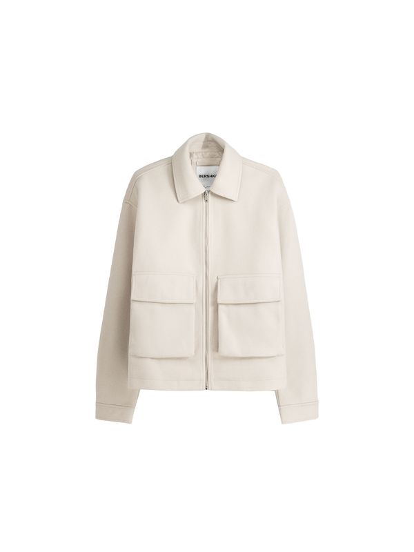 Bershka Bershka Преходно яке  кремаво
