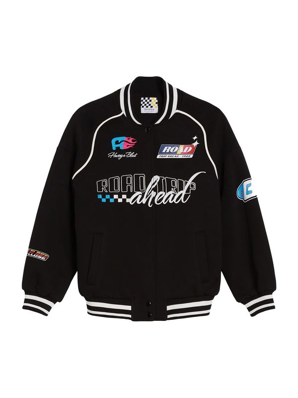 Bershka Bershka Преходно яке  пъстро / черно