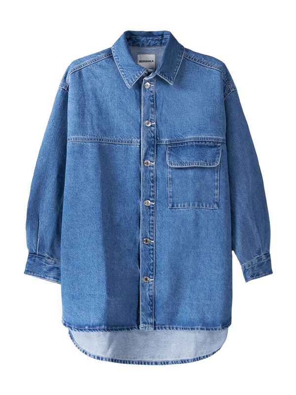 Bershka Bershka Преходно яке  син деним