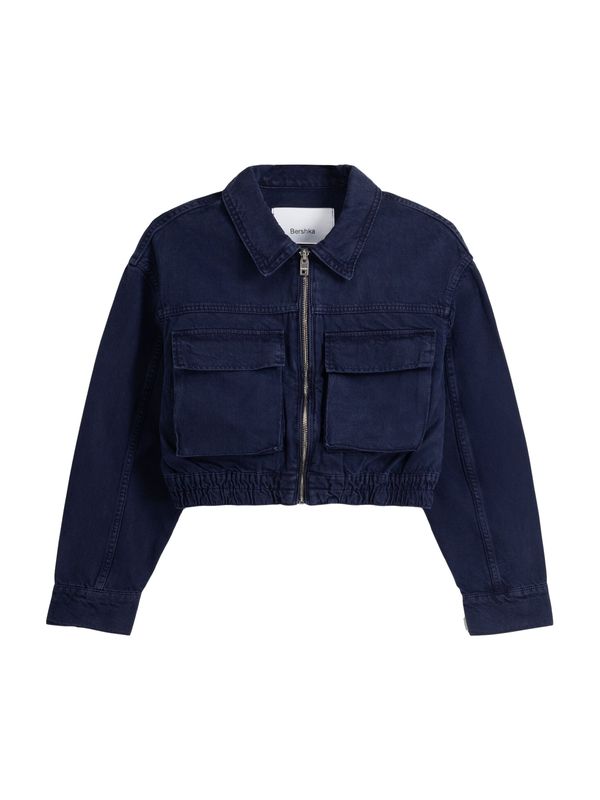 Bershka Bershka Преходно яке  тъмносиньо