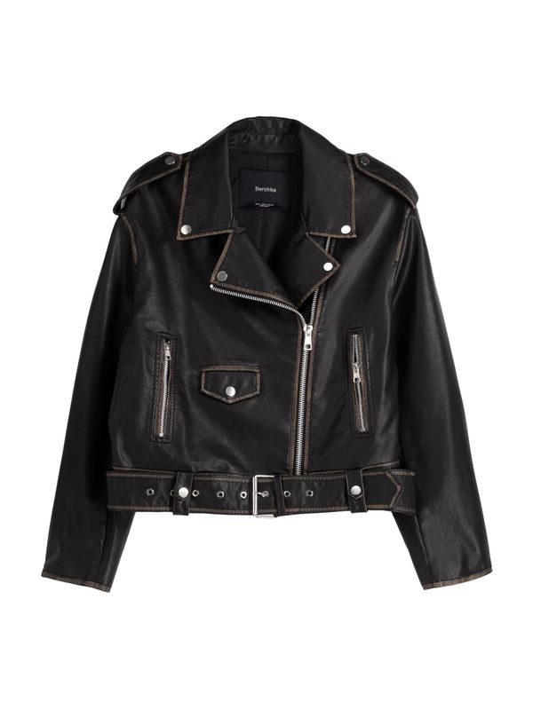 Bershka Bershka Преходно яке  умбра / тъмнокафяво