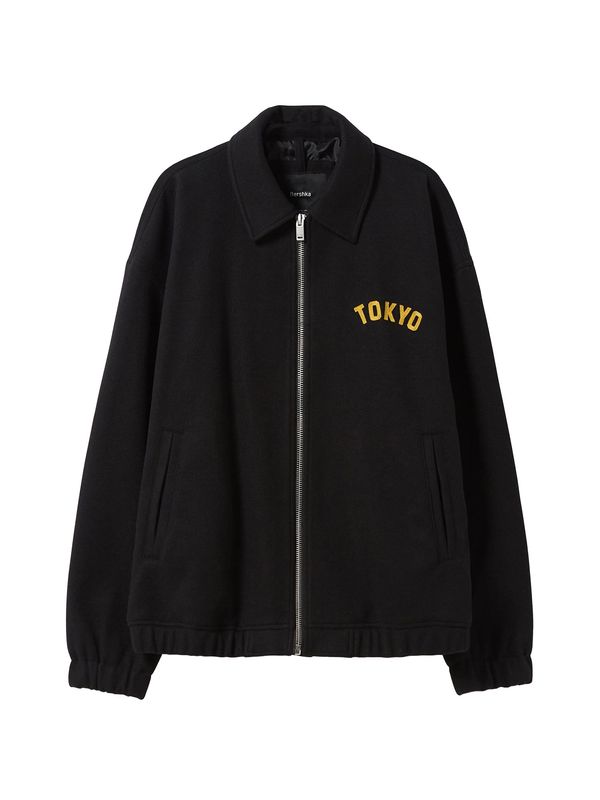 Bershka Bershka Преходно яке  златистожълто / черно