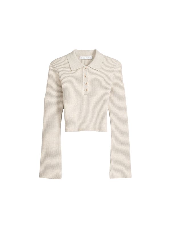 Bershka Bershka Пуловер  бежово