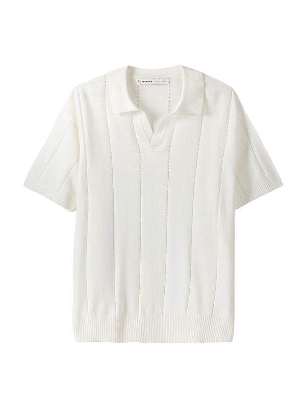 Bershka Bershka Пуловер  бял памук