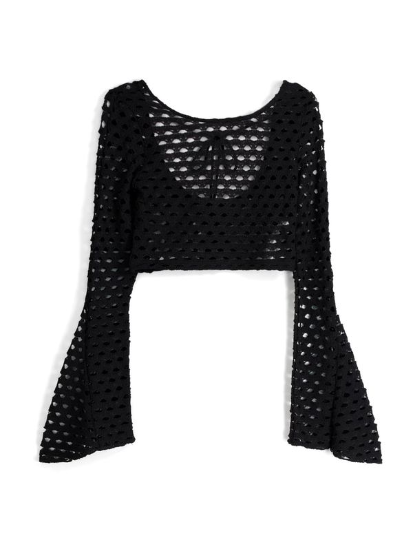 Bershka Bershka Пуловер  черно