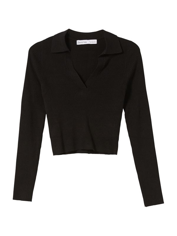 Bershka Bershka Пуловер  черно