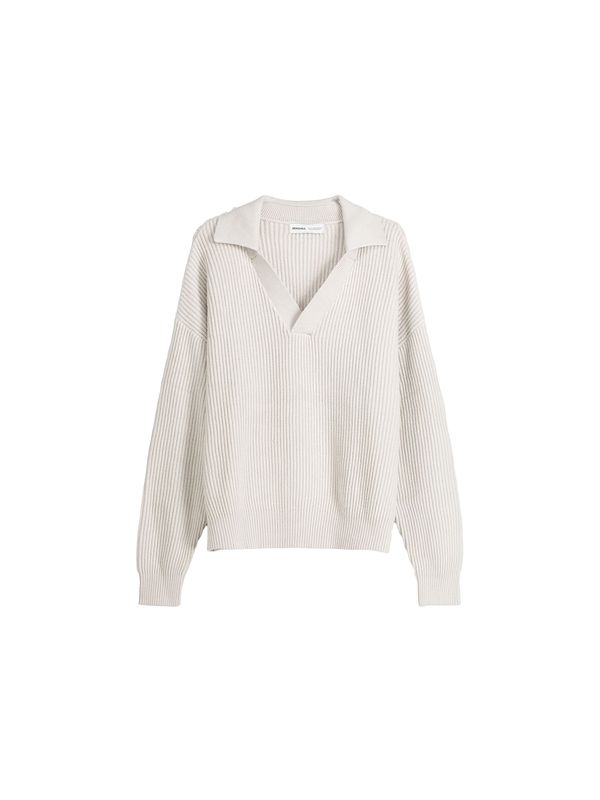 Bershka Bershka Пуловер  цвят "пясък"