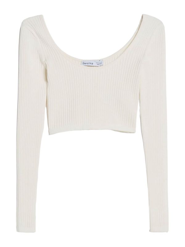 Bershka Bershka Пуловер  екрю