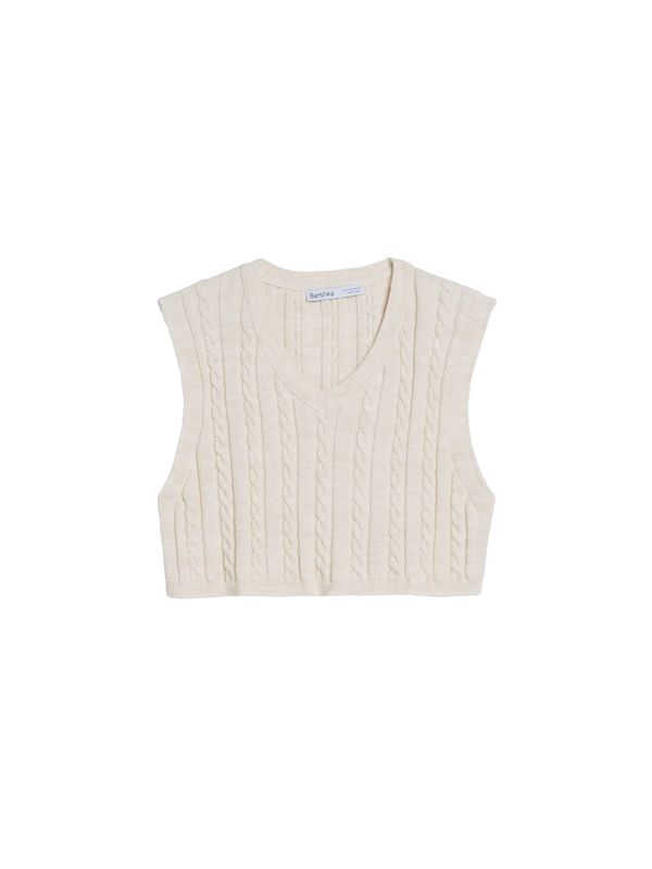Bershka Bershka Пуловер  екрю