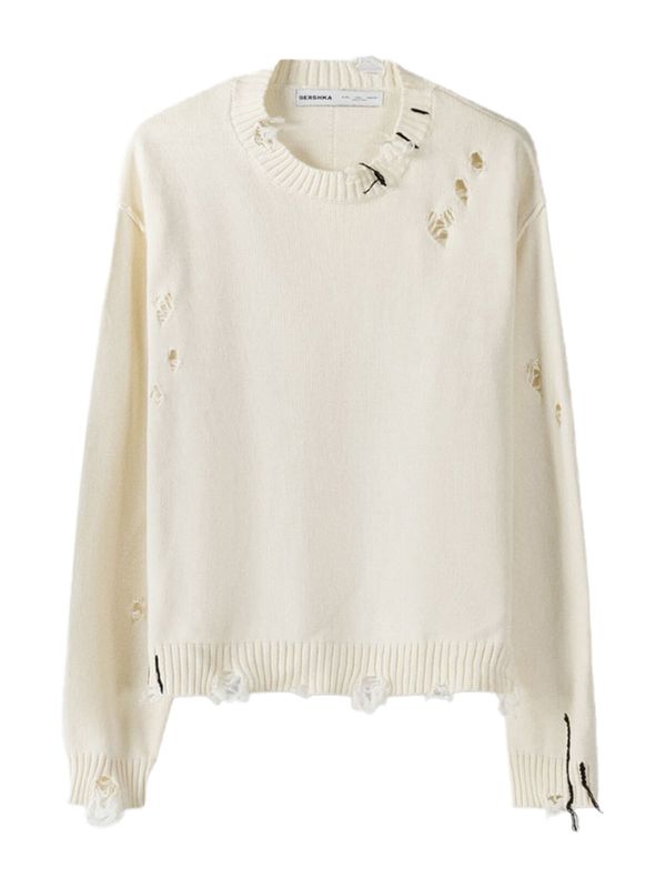 Bershka Bershka Пуловер  екрю