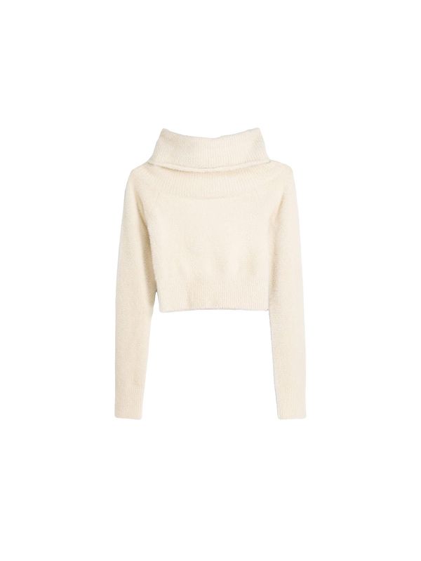 Bershka Bershka Пуловер  кремаво