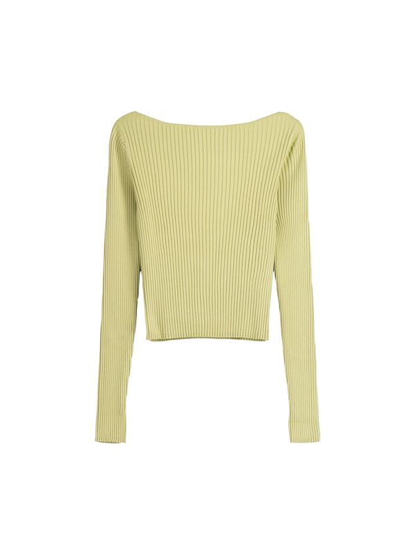 Bershka Bershka Пуловер  лимоненожълто