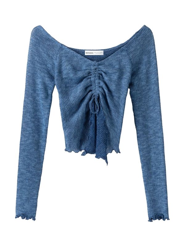 Bershka Bershka Пуловер  синьо