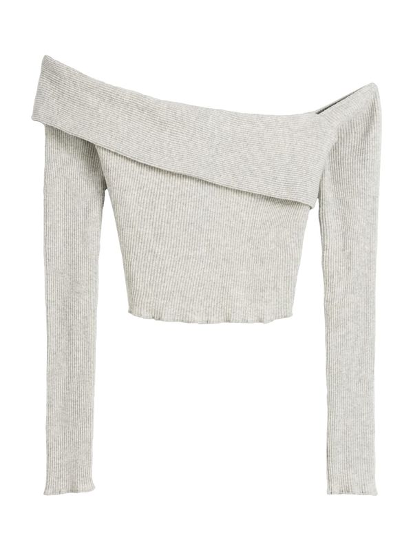 Bershka Bershka Пуловер  сив меланж