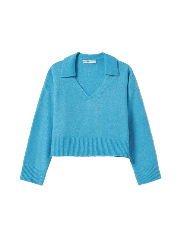 Bershka Bershka Пуловер  светлосиньо