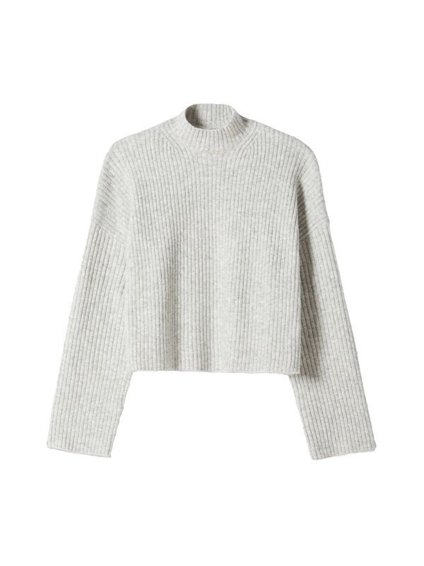 Bershka Bershka Пуловер  светлосиво