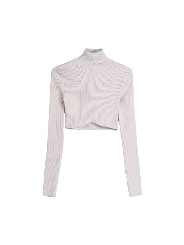 Bershka Bershka Пуловер  светлосиво