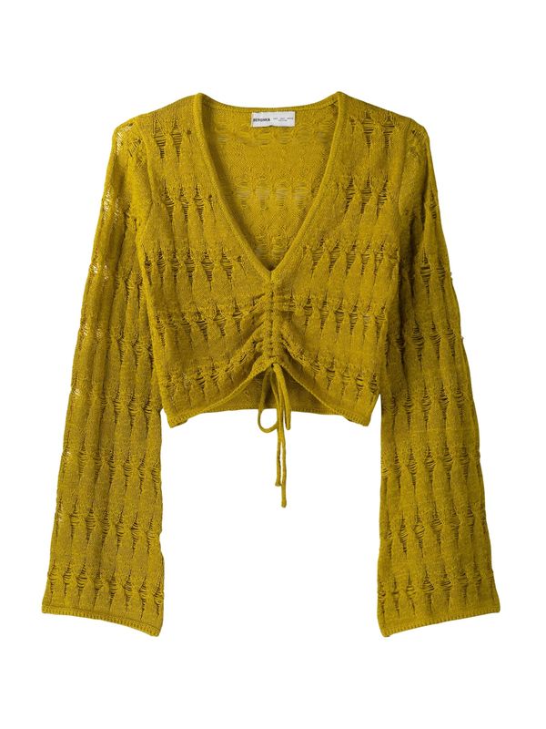 Bershka Bershka Пуловер  светлозелено