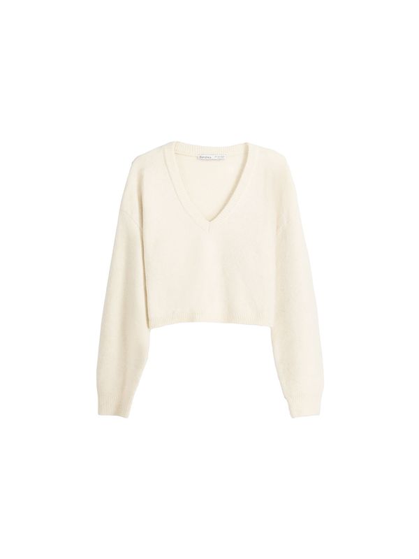 Bershka Bershka Пуловер  телесен цвят