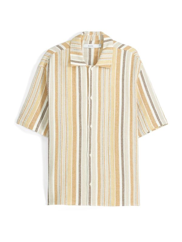 Bershka Bershka Риза  бежово / жълто / светлооранжево