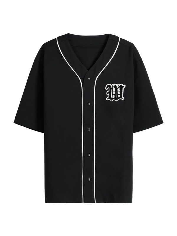 Bershka Bershka Риза  черно / бяло