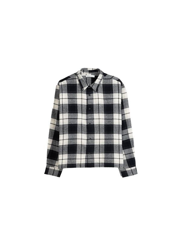 Bershka Bershka Риза  черно / естествено бяло