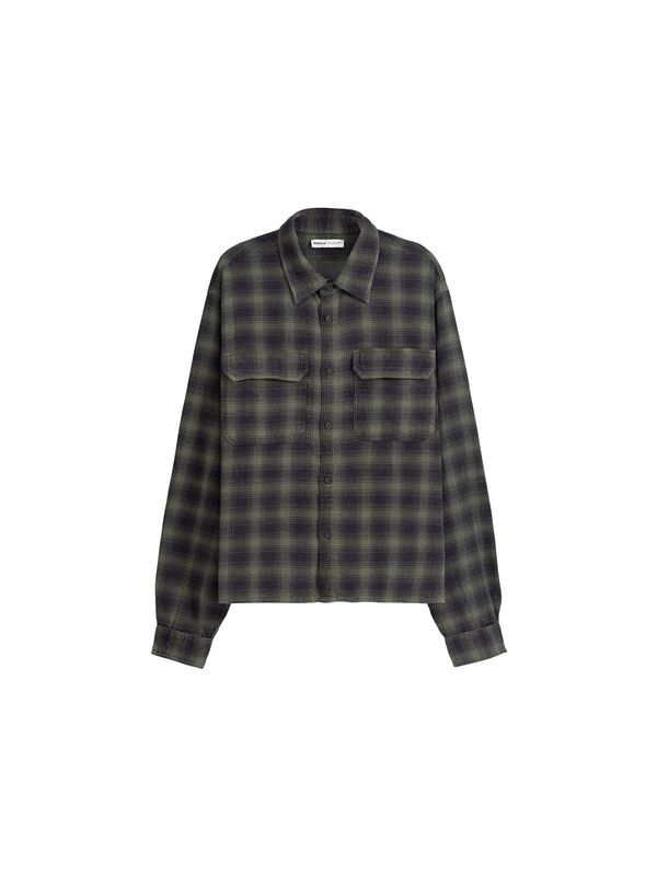 Bershka Bershka Риза  каки / черно